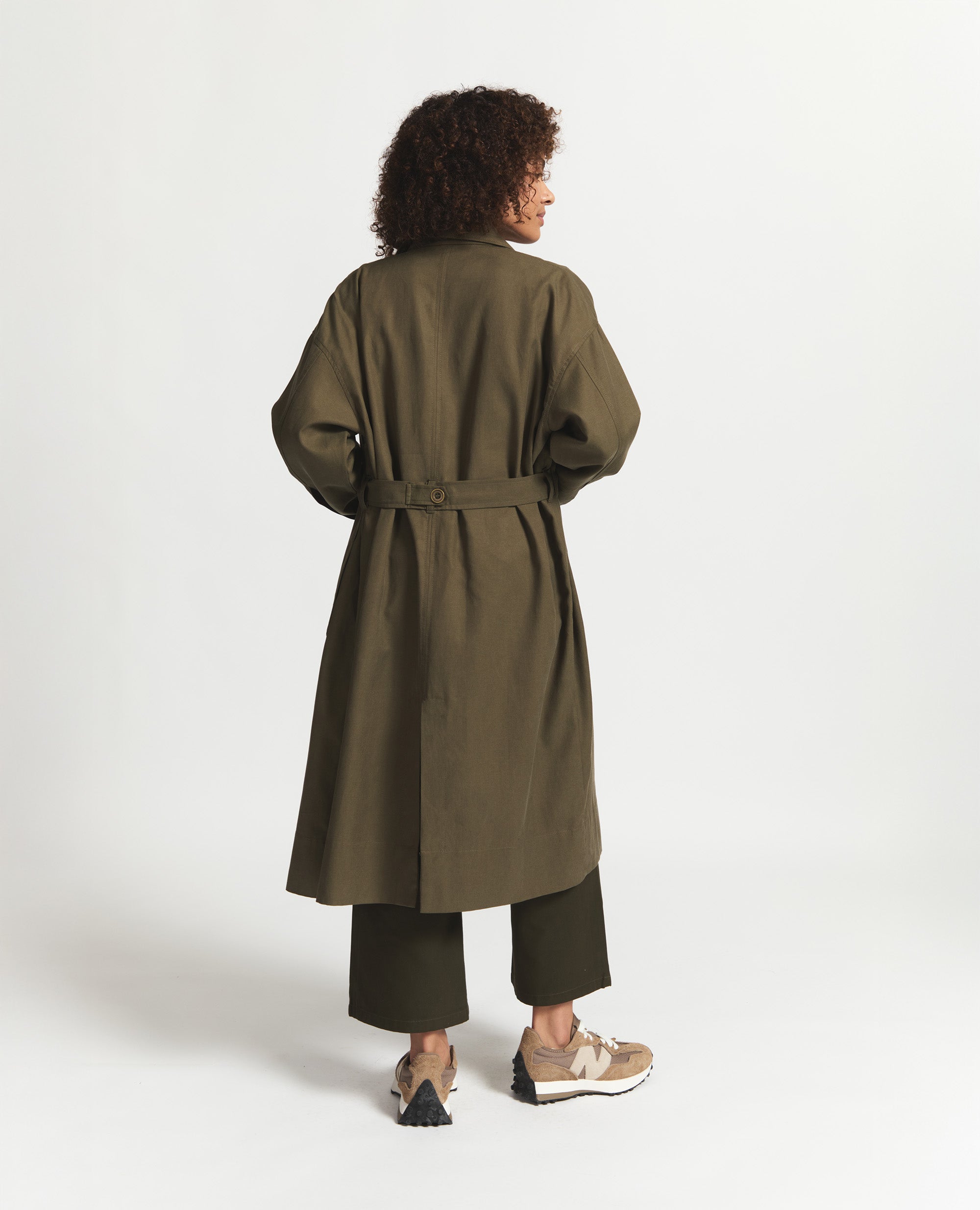 Trench | Relaxed Coat | Olive