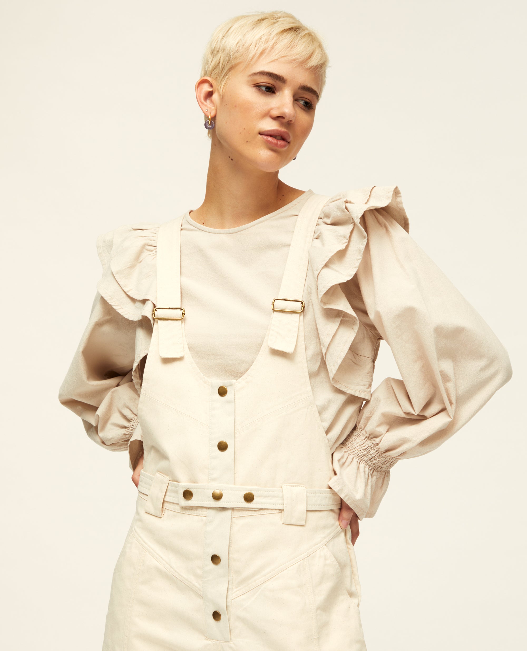 Dhalia | Frill Sleeve Blouse
