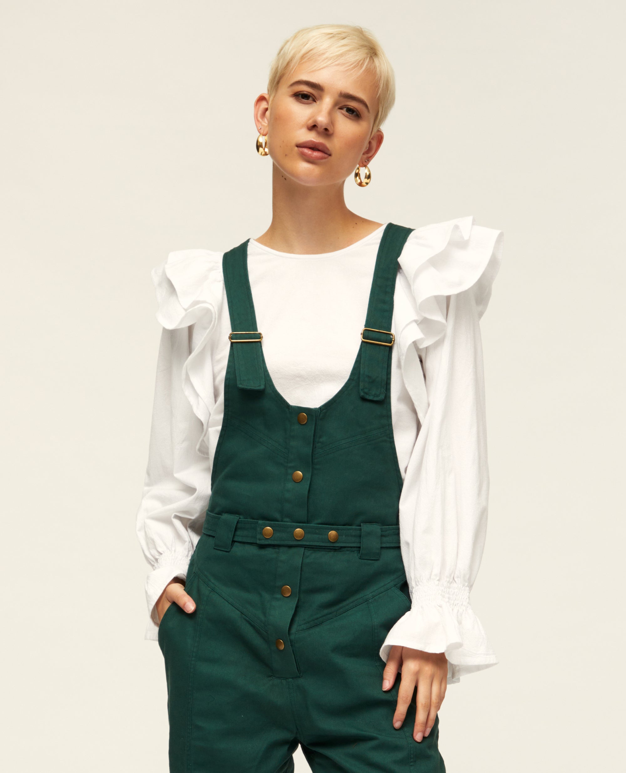 Dhalia | Frill Sleeve Blouse