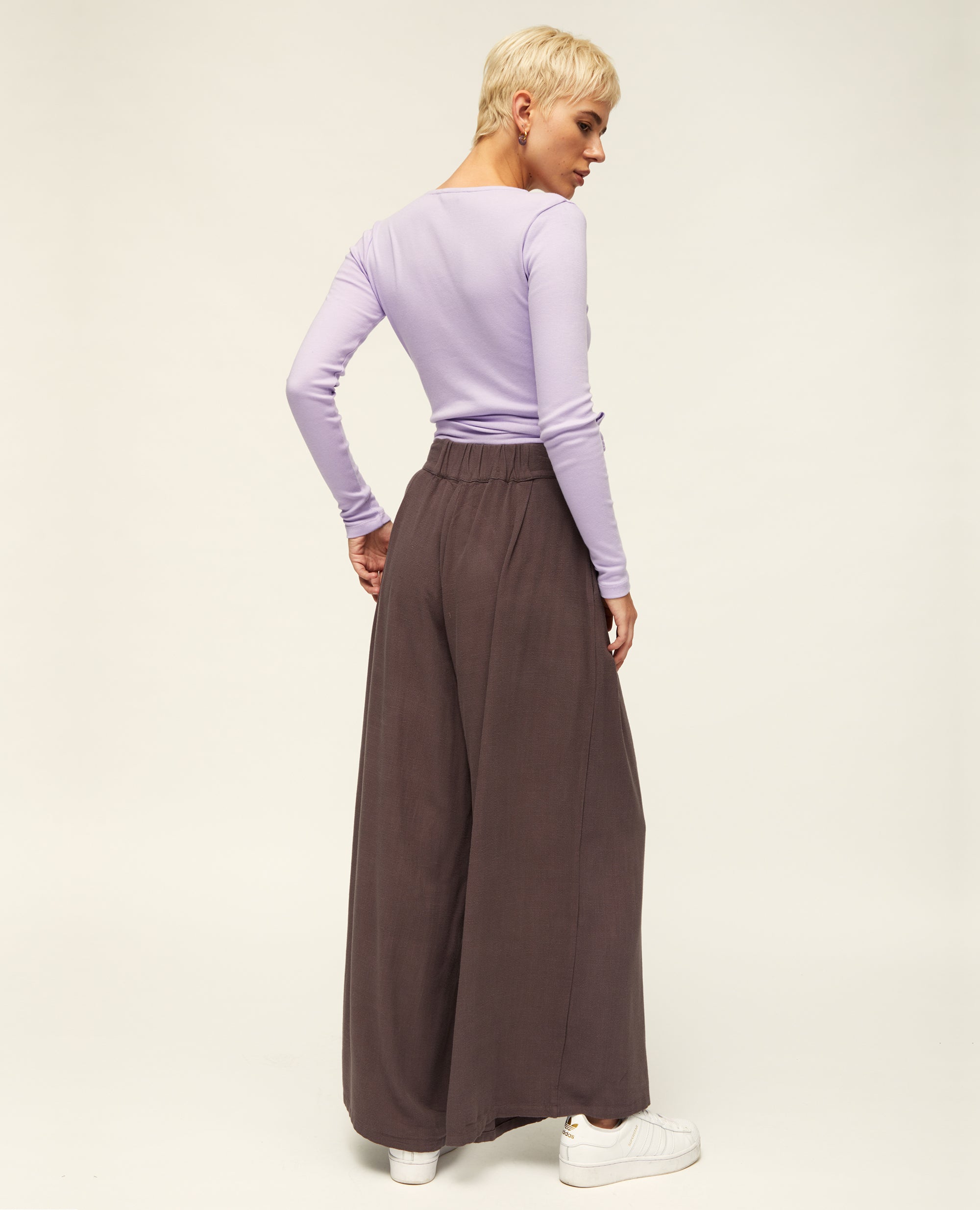 Ninka | High Waisted Palazzo Trouser