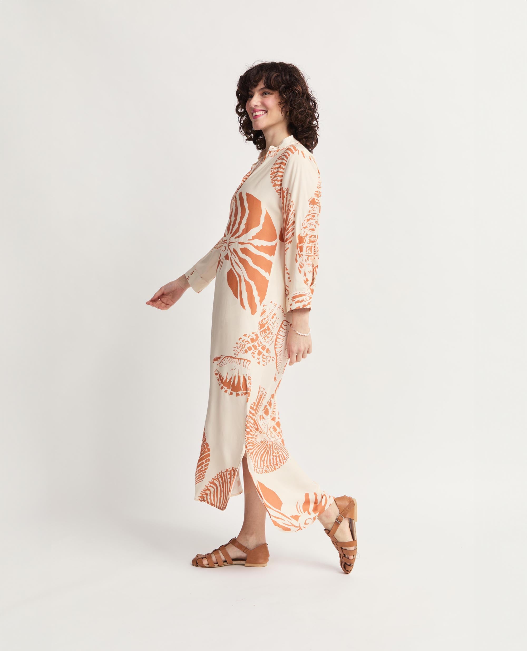 Zanzi | Shell Relaxed Maxi Dress