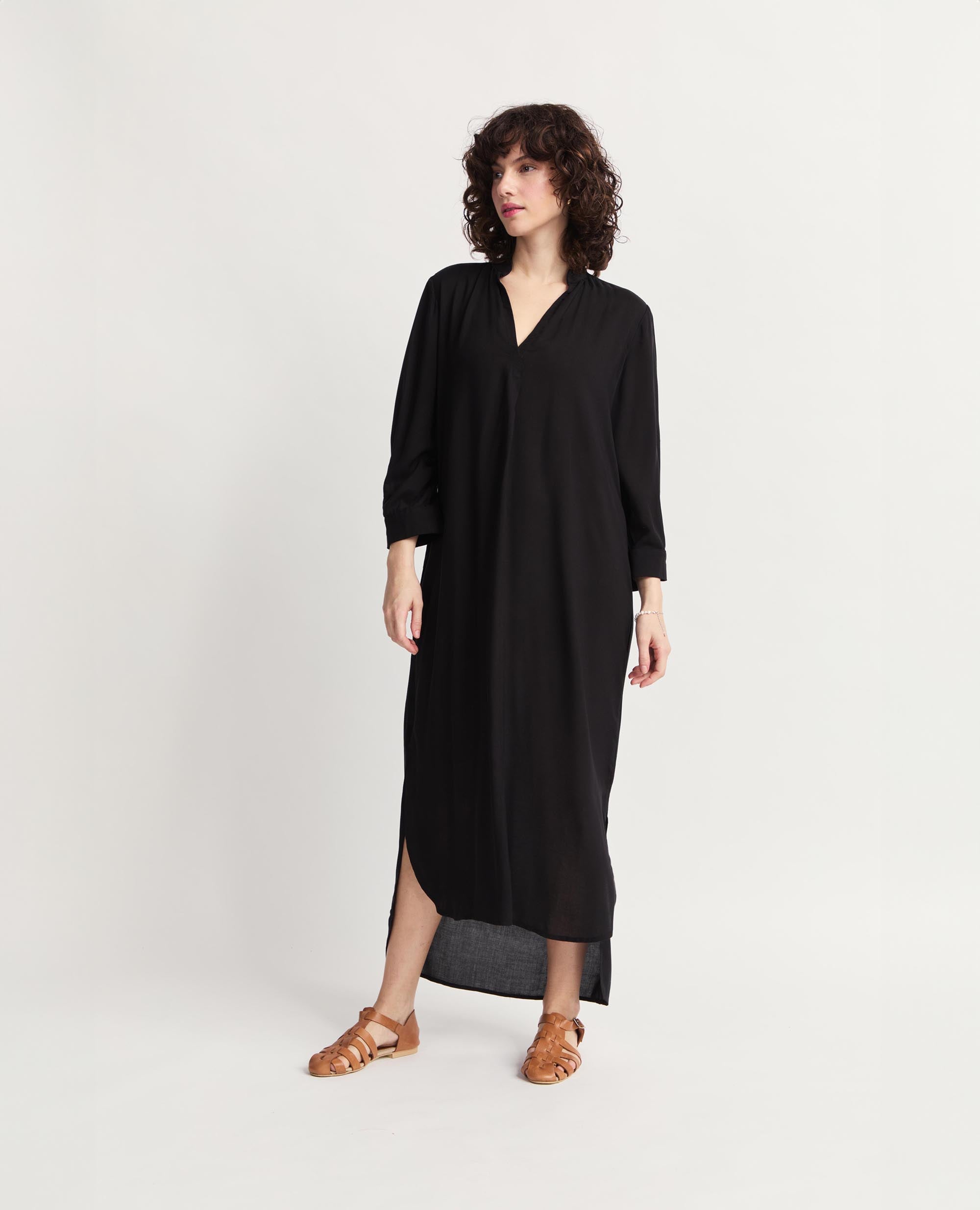 Zanzi | Shell Relaxed Maxi Dress