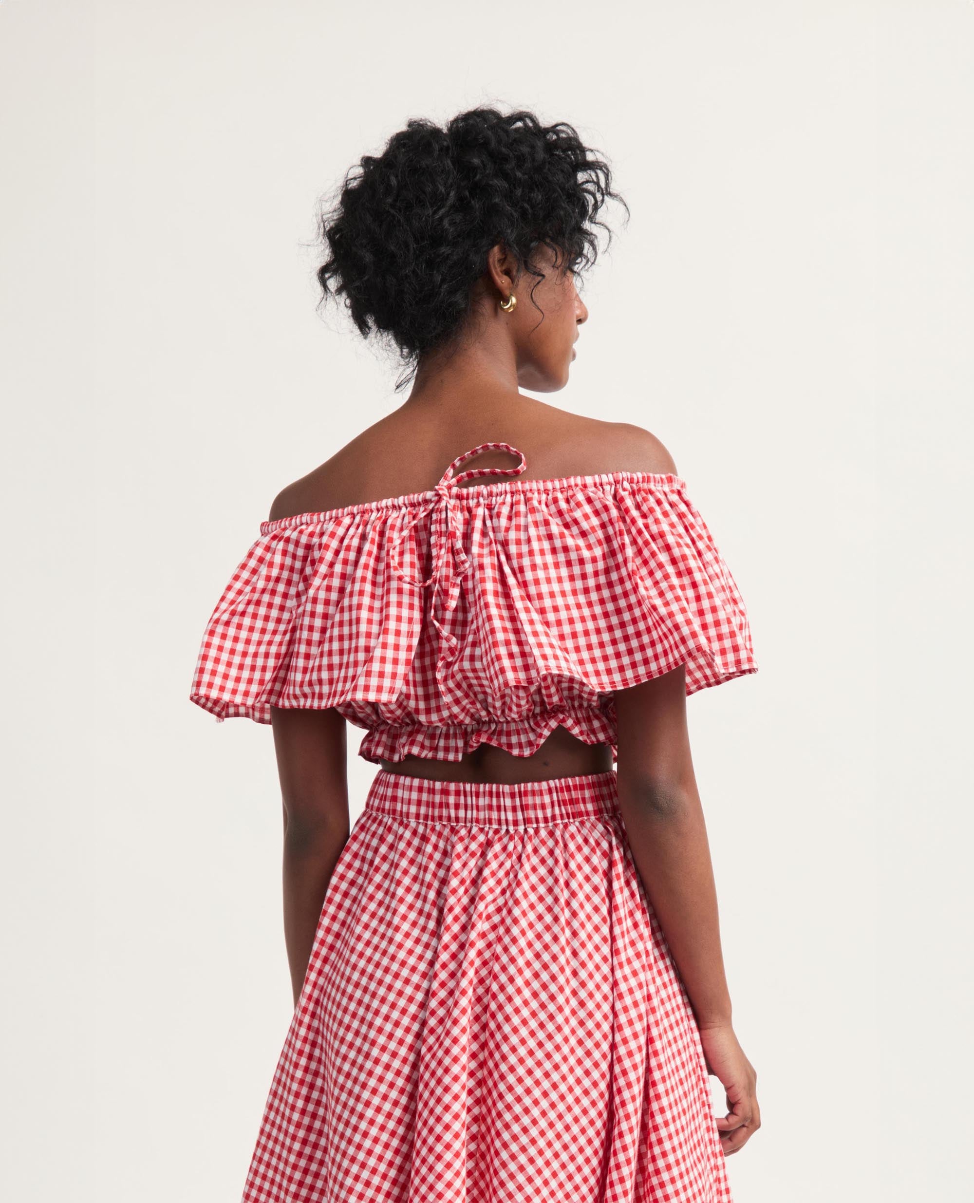 Laka | Off Shoulder Cropped Top | Sitting Pretty