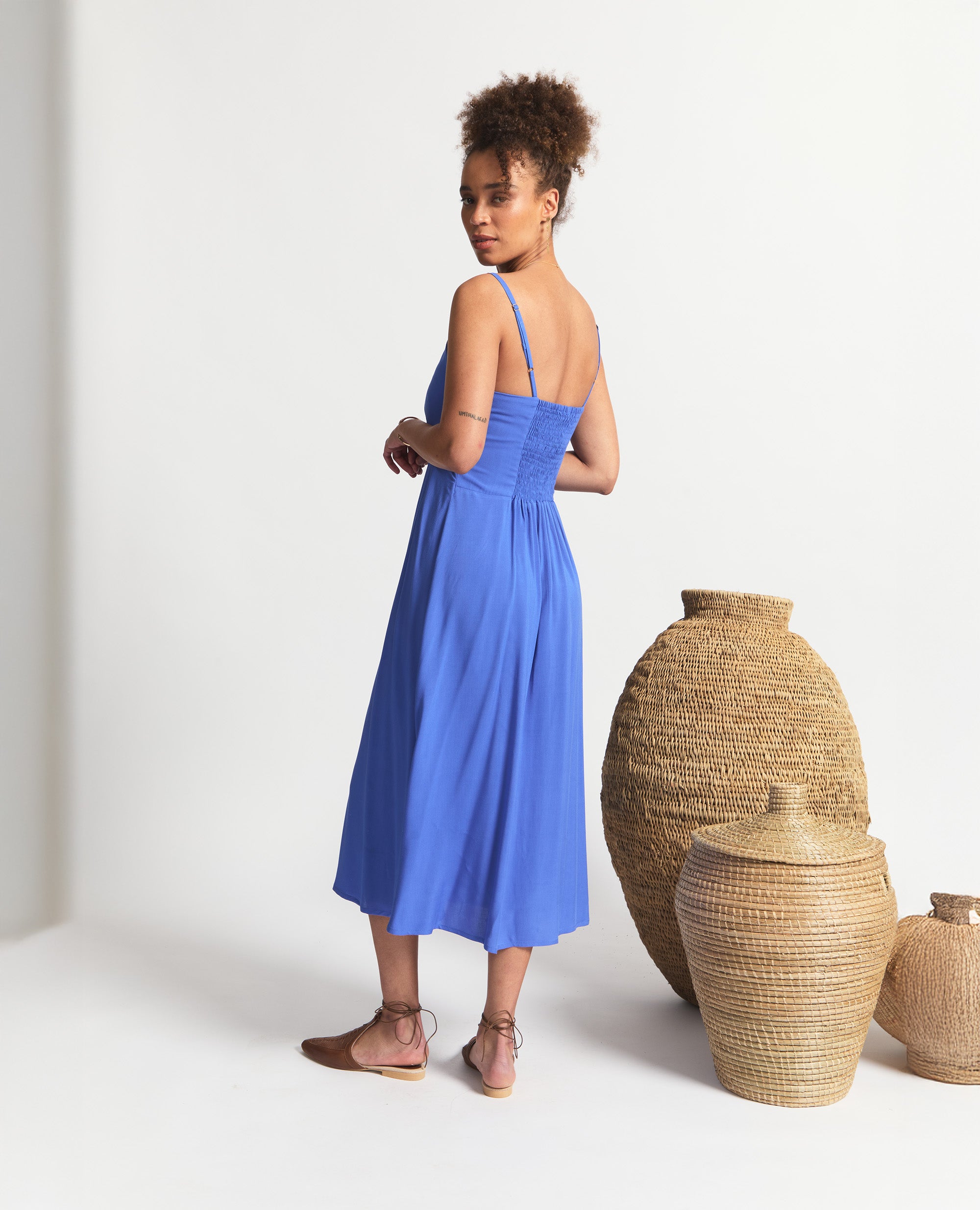 Ione | A-Line Dress | Blue