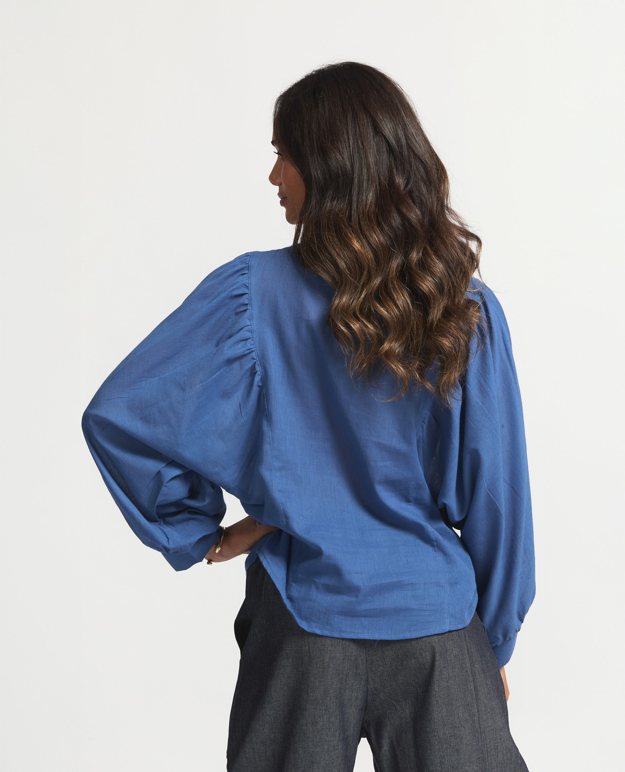 Blair | Relaxed Blouse | Blue