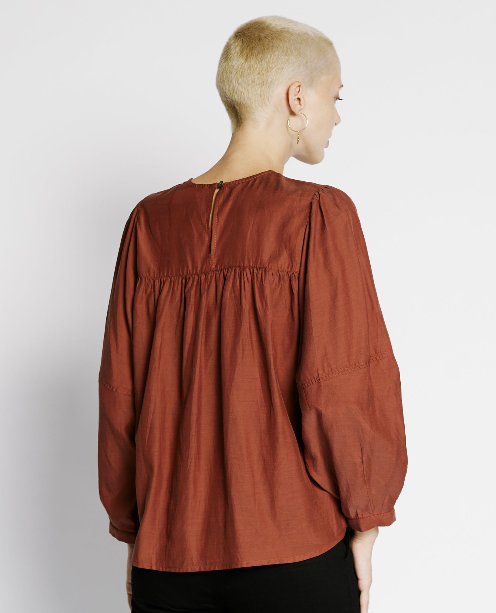 Robby | Gathered Yoke Blouse