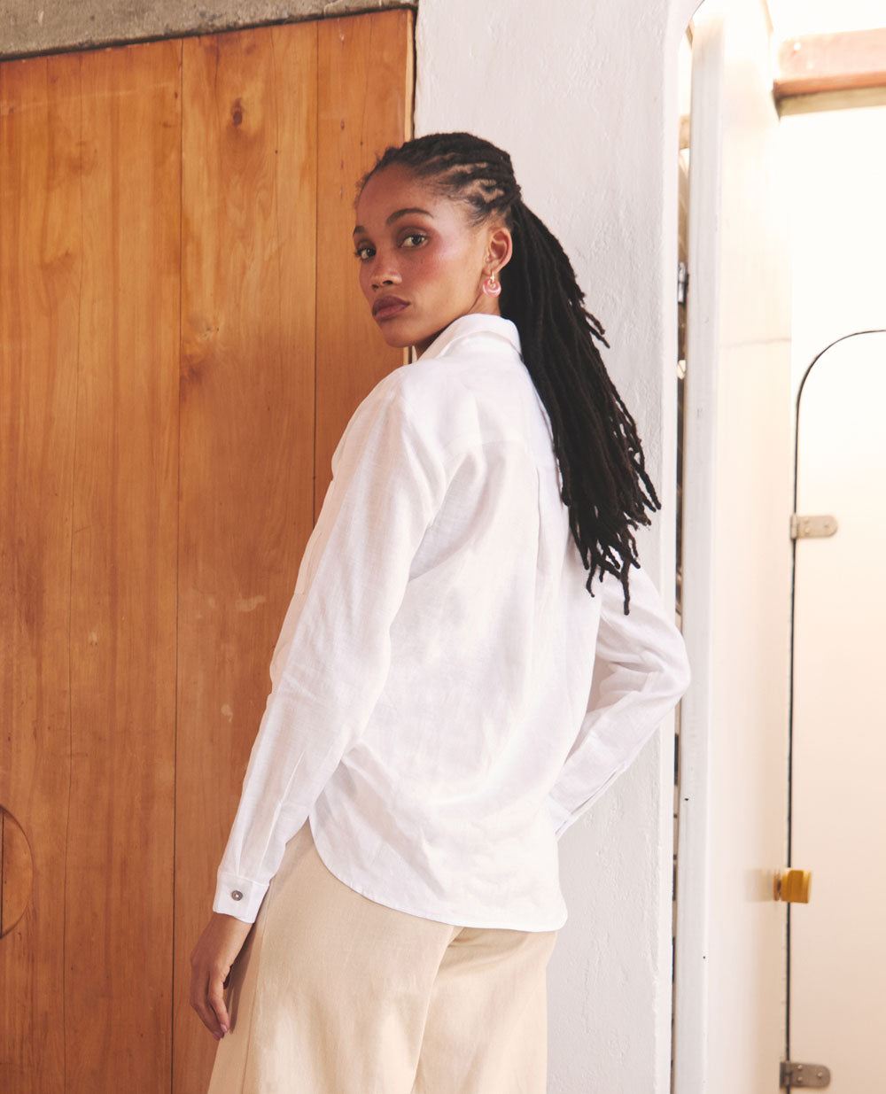 Starling | Collared Shirt | White