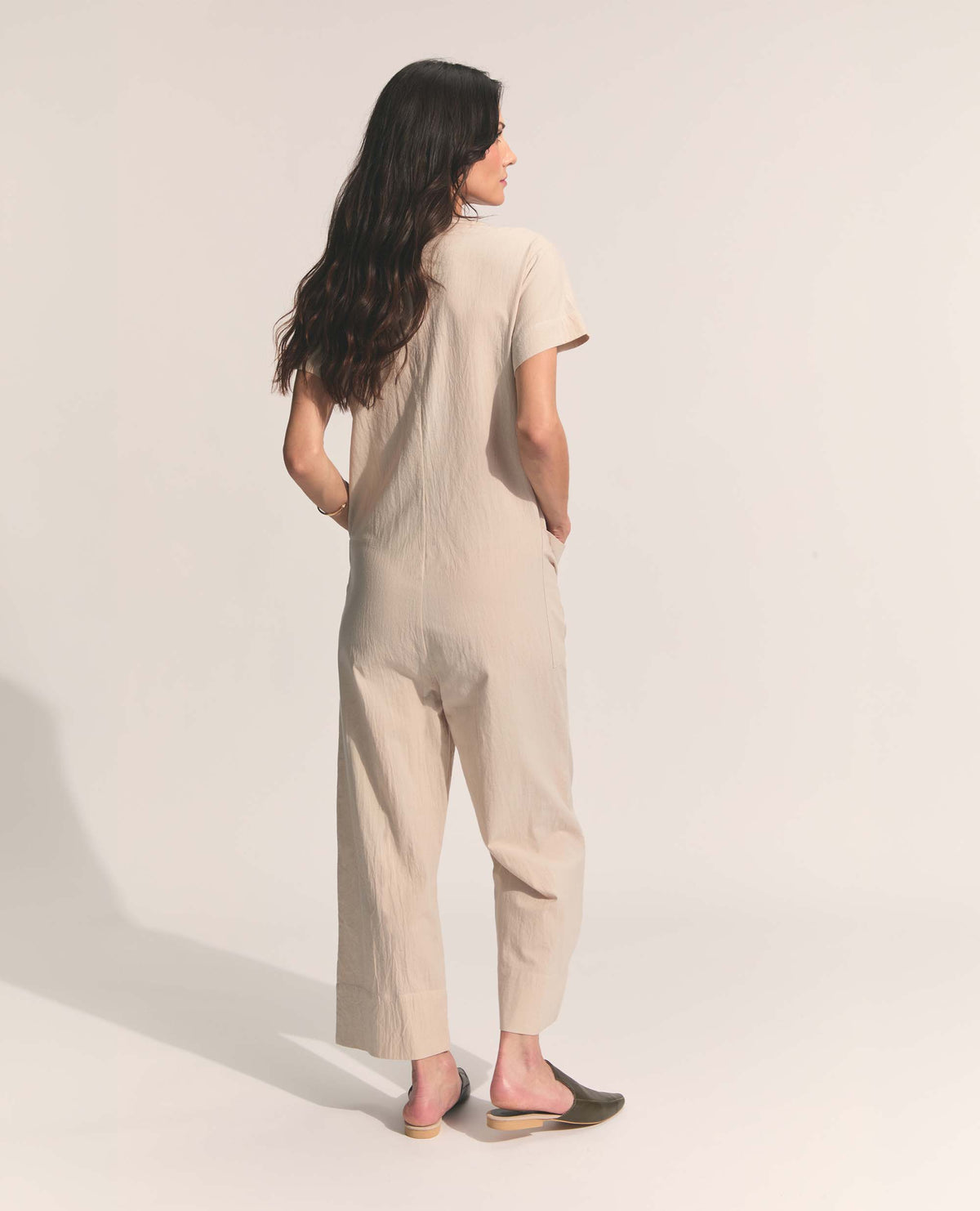 Loki | Short-Sleeve Boilersuit | Natural